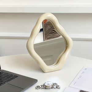 TEMU 불규칙한 빈티지 화장대 메이크업 거울