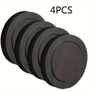 TEMU 4개 세트 7.68인치 차량용 스피커 낮은 문 안쪽 라이닝 링 방음 자가 접착 개스킷, 차량 내부 방음 및 충격 방지 개조에 적합, 특수 미국 사운드 개스킷 외경