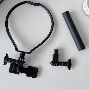 TEMU 목걸이 스트랩이 있는 다용도 모바일 폰 마운트, 블로깅, 낚시 및 사이클링을 위한 멀티 앵글 회전