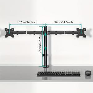 TEMU 모니터 암 데스크 마운트, 최대 22lbs(9.98kg) 하중 지지, 360° 자유 조절 가능 컴퓨터 모니터 스탠드 (13-32인치 모니터용)