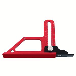 TEMU 조각 테이블 높이 게이지, 0-60mm 조절 가능한 테이블 톱 깊이 게이지, CNC 레이저 스케일 장착, 금속 높이 잠금 측정 도구, 블레이드 조각 밀링 커터 헤드용, 전원 없는 목공 도구