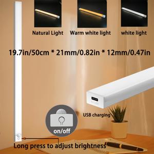 TEMU USB 충전식 LED 모션 센서등 (인체 감지 센서, 3가지 조명 톤, 밝기 조절 가능). 대용량 배터리를 사용하여 침대 옆, 야간 조명에 적합하며 호텔, 바 등에 이상적입니다.