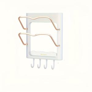 TEMU 벽걸이 헤어드라이어 보관대 컬링아이언 홀더 욕실 정리함 욕실 액세서리용