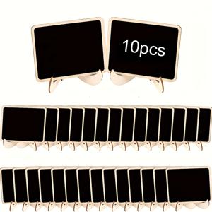 TEMU 10개 미니 사각 나무 칠판, 데스크탑 장식, 크리스마스, 할로윈, 추수감사절, 어버이날, 졸업, 결혼식, 7월 4일, 부활절, 기념일, 생일, 봄, 여름, 가을, 겨울, 파티 테이블 센터피스, 깃털 없음, 전원 불필요