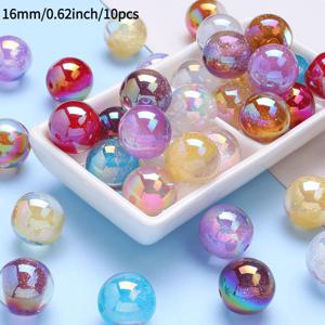 TEMU 10/20개 8/16mm 레진 컬러풀 원형 루스 스페이서 비즈 비즈 루스 비즈 수제 주얼리 제작 비즈 펜 팔찌 뱅글 키체인 휴대폰 체인 제작 장식 비즈