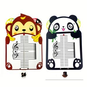 TEMU 초보자를 위한 악보 표기판, 비쓰기 가능, 빠른 음표 인식, 음악 학습 도구, 교실용 보드