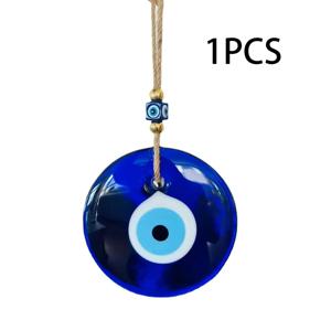 TEMU 유리 악마의 눈 벽 장식 - 터키 그리스 나자르 부적, 보호와 행운을 위한 악마의 눈 걸이 장식, 집, 사무실, 정원, 문에 적합 - 그리스/로마 저주 깨는 장식품