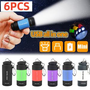 TEMU 4/5/6개 미니 USB 충전식 키링 손전등 세트, USB 충전 휴대용 손전등, 초밝은 캠핑 조명, 고휘도, 캠핑 및 야외 활동에 이상적, 충전식 손전등, 캠핑 장비, 경량 비상용 키링 손전등, 키체인 손전등,컴팩트 디자인,휴대용 조명,충전식 손전등,캠핑 장비,일상 휴대용,캠퍼스 및 하이커스