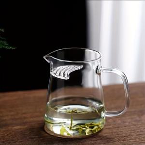 TEMU 1개 [450ML] 티 스트레이너 일체형 공용 컵, 두꺼운 내열 투명 유리, 달걀 모양 필터로 차와 물을 분리하여 차를 준비하기 위해 특별히 디자인됨