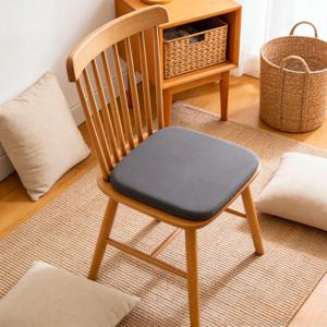 TEMU 초대형 15.75인치 인체공학적 시트 쿠션 - 고밀도 PU 폼 재질, 미끄럼 방지 베이스, 세탁 가능한 통기성 커버, 사무실 의자, 자동차 시트 및 장시간 앉아 있는 경우에 적합한 강력한 지지력 - 다양한 색상으로 제공