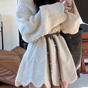 TEMU 2025 봄/가을 신상 한국 스타일 패셔너블 다용도 오프숄더 불규칙 레이스 홀아웃 스타일리시하고 우아한 여성 의류