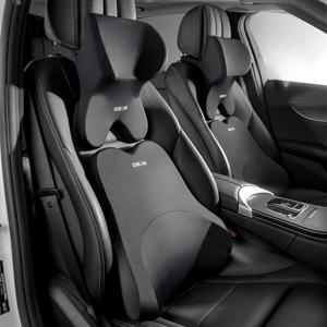 TEMU 사무실 의자용 허리 지지 베개, 차량 헤드레스트 목베개, 부드러운 목베개 쿠션, 메모리폼 허리베개