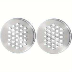 TEMU 2개 스테인리스 스틸 메이슨 자르 그레이터 뚜껑 - 70mm, 야채, 감자, 당근 및 치즈 향신료용 다용도 셰이더