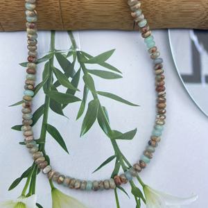 TEMU 7.09인치 천연 뱀피부 스톤, 산술구 beads, 흩어짐 beads, 핸드메이드, 여성 패셔너블한 매력 팔찌 목걸이, 키체인 주얼리 추가, 데일리 웨어, 커플 선물