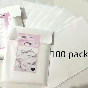 TEMU 3.9X6.7인치 고체 유리 페이크스 종이 봉투 30/50/100개입, 집에서 선물, 생일, 파티 및 결혼식에 완벽