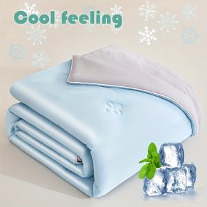 TEMU 1개 여름 쿨링 이불, 쿨링 담요, 양면 쿨링 담요, 상쾌한 여름 이불, 낮잠 담요