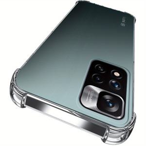 TEMU 휴대폰 케이스 - Redmi Note 11 4G/11 Pro 5G/11 Pro+ 5G용 클리어 케이스 [낙하 방지] Xiaomi Redmi Note 11 4G/Note 11 Pro 5G/Note 11 Pro Plus 5G용 충격 방지 투명 커버, 여성 및 남성 모두에게 적합