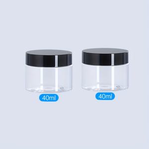 TEMU 2개 20ml/40ml(0.67oz, 1.01oz) 라운드 와이드마우스 누수방지 플라스틱 용기 뚜껑 포함 여행용 보관 메이크업 뷰티 제품 페이스 크림 오일 연고 빈 병