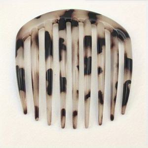 TEMU 2개/1개 프렌치 헤어 콤브 - 9개 이빨 & 초승달 디자인 - 여성, 소녀, 엄마를 위한 플라스틱 홀드 클립 - 웨딩, 어버이날 선물, 일상 사용에 적합한 우아한 스타일링 도구