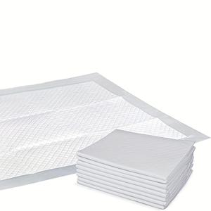 TEMU 100팩 일회용 반려동물 훈련 패드, 누수 방지 빠른 건조 강아지 배변 매트, 소형 사이즈 강아지 및 고양이용 화장실 훈련 필수품