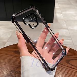 TEMU 폰 케이스: 노트9/노트10+/노트20 울트라 호환 투명 폰 케이스