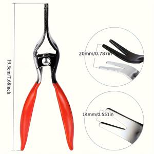 TEMU 자동차 연료 및 진공 호스 제거용 플라이어, 튜빙 클램프, 다양한 차종용 호스 수리 공구