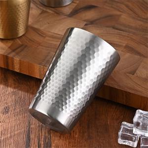 TEMU 1개 해머 패턴 커피컵, 맥주잔, 한국식 해머 더블레이어 보온컵, 야외용 텀블러