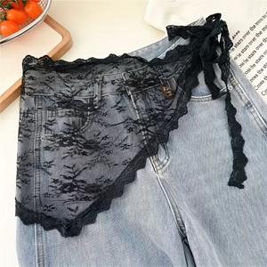 TEMU 가을 겨울 레이스 삼각 스카프, 빈티지 의류 액세서리, 힙피 귀여움, 크리스마스 선물, 할로윈, 추수감사절, 독립 기념일, Eid, 부활절, 발렌타인데이, 휴가, 파티, 해변, , Y2K, 야외