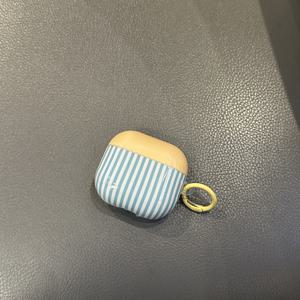 TEMU 에어팟 프로 1세대, 2세대, 3세대, 4세대 무선 이어폰 보호에 적합한 간편한 체크무늬 케이스