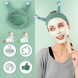 TEMU 여성을 위해 디자인된 스타일리시한 코랄 벨벳 헤어밴드 1개. 메이크업, 목욕, 루틴에 완벽합니다. 사랑스러운 달팽이 디자인은 모든 헤어스타일에 잘 어울립니다.