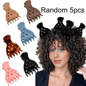 TEMU 헤어 볼륨 추가용 클립, 곱슬머리용 루트 클립, 두꺼운 머리에 적합한 클로 클립. 이 제품은 스타일링과 루트 리프팅을 도와, 주름 없이 생생한 컬을 연출합니다.