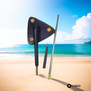 TEMU 1 세트, 360° 회전 삼각 걸레, 긴 손잡이 핸즈프리 걸레, 습식 및 건식 청소 걸레, 바닥, 벽, 천장, 틈새, 유리, 청소 용품, 청소 도구에 적합