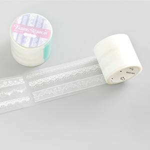 TEMU 1롤/봉투 PET 테이프, 레이스 왈츠 시리즈 레이스 테마 테이프, 다이어리, 문구류, 물병 및 다양한 장식용 스티커, 생일 및 휴일 선물로 이상적