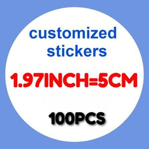 TEMU 100/200/300개 - 1.18/1.57/1.97/2.36/2.76인치 맞춤형 자외선 차단 이미지 스티커 - 할로윈, 크리스마스, 기타 행사, , 결혼식, 생일 선물, 프로모션용으로 이상적 - 노트북, 물병 등에 완벽