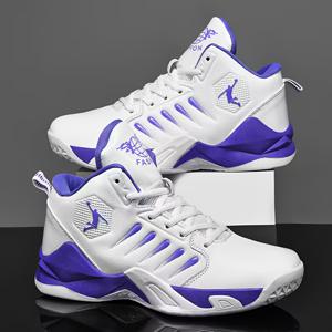 TEMU 통기성 좋은 편안한 농구화 | 미끄럼 방지 내구성 테니스화, 로드 런닝화, 피트니스 트레이닝화, 미드탑 디자인, 올 시즌, 남녀공용 - MINZHE YL