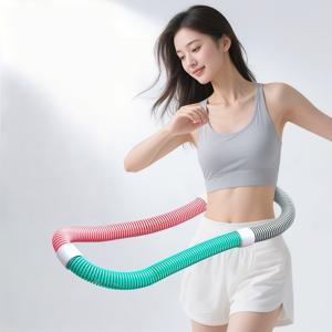 TEMU 조용한 소프트 스프링 다이어트 훌라후프 홈트용