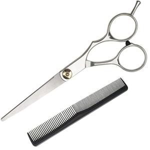 TEMU 고경도 날로 부드러운 절단을 위한 가정용 전문가용 납작 가위, 긴 머리와 짧은 머리 다듬기에 적합, 가정 헤어 스타일링에 좋은 도구, 크리스마스 필수품