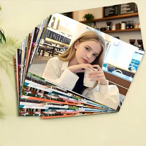 TEMU [맞춤 서비스] 고화질 사진 인쇄 - 사진 10장, 온라인 모바일 사진 인쇄, 5/6/7인치 사이즈 선택 가능, 등급 사진용지. 커플 사진, 반려동물 추억, 아기 성장 기록, 여행 풍경, 명절 선물, DIY 스크랩북 재료에 적합