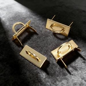 TEMU 7개 세트 고강도 아연 합금 아치형 버클 클라스프, DIY 지갑 핸드백 하드웨어 액세서리, 조절 가능 내식성, 수제 가방 재료, 패션 도구, DIY 지갑 만들기