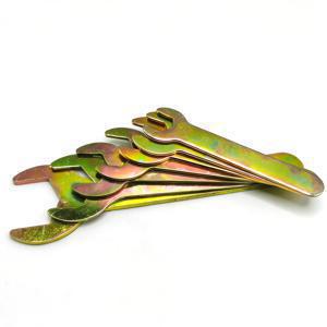 TEMU 7피스 초박형 컬러 아연 도금 미니 렌치 세트, 8mm, 10mm, 12mm, 13mm, 14mm, 17mm, 19mm 포함, 가정 수리, 장난감 조립, 야외 비상용으로 적합