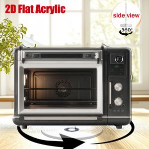 TEMU 2D 평면, 회전형 2D 아크릴 디스플레이 - 스마트 회전 도어 장식, 전자레인지/오븐 콤보 선물용 가전 전면 패널, 2D 평면
