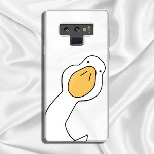 TEMU 삼성 갤럭시 노트 20 울트라 5G, 노트 20 5G, 노트 10+, 노트 10 라이트, 노트 10 드롭 프루프 보호 케이스, 노트 9, 노트 8 폰 케이스와 호환되는 귀여운 긴 목 오리 패션 패턴 폰 케이스, 스타일리시한 보호