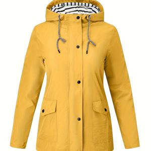 TEMU 여성용 아웃도어용 경량 후드 자켓 S