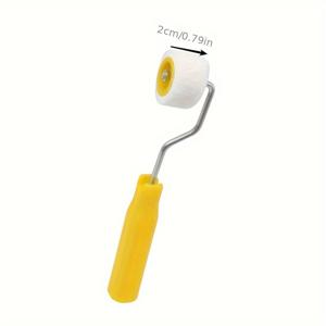 TEMU 미니 2cm 3cm 페인트 롤러 브러시, 진짜 양모 미세한 머리 짧은 머리 마킹 미니 롤러 코어 롤러 브러시