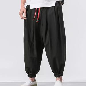 TEMU 남성용 단색 다용도 트렌디 조거 팬츠