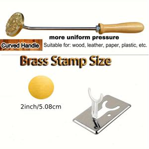 TEMU 맞춤형 헤비듀티 메탈 브랜딩 아이언 - 나무, 가죽, 고기, 케이크용 핸들 포함 - 결혼식, 비즈니스, 공예 - 1-4인치 열전사 스탬프 - 목공, 가죽 작업, 베이킹, NBNI 멤버십 프로모션, 엠보싱 디자인, 신뢰할 수 있는 도구, 소규모 비즈니스를 위한 마킹 도구