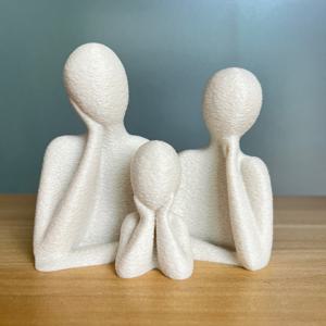 TEMU 1개 모던 가족 세트 피규어 - 블랙 & 화이트 커플 장식, 내구성 플라스틱 웨딩 & 홈 오너먼트, 배터리 없는 거실, 침실, 커피 테이블 센터피스 - 엄마, 아내, 친구, 동료를 위한 감각적인 선물 | 세련된 디자인 | 우아한 공예, 거실 장식 및 액세서리, 크리스마스, 할로윈 장식, 가을 홈 데코 컬렉터블 피규어