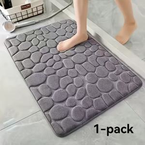 TEMU 1개/2개 메모리폼 욕실매트, 초소프트 목욕 매트, 욕실용 샤워 매트, 욕실 용품, 욕조 바닥 매트, 카펫 세탁실, 실내외 현관 러그