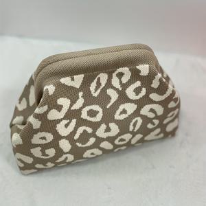 TEMU 중국산 여성용 대용량 니트 여행용 메이크업 가방, 여행용품, 화장품 및 제품 보관 가방, 세면도구 가방, 스타일리시한 프린트 클러치, 드로스트링 가방, 휴대용 여행 가방