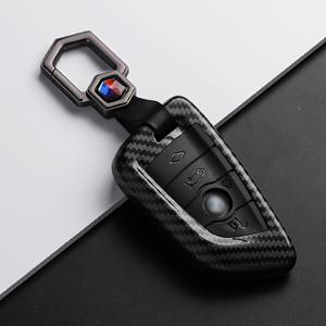 TEMU ABS 카본 파이버 자동차 키 케이스 커버 BMW X1 X3 X4 X5 X6 F15 F16 G30 3 5 7 시리즈 G11 F48 키체인 액세서리
